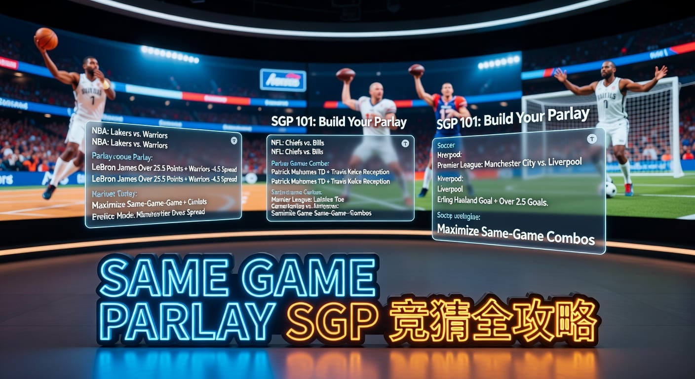 Same Game Parlay (SGP) 详解：玩法、策略与技巧 | 2026年世界杯投注